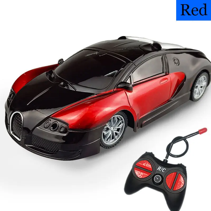 Electric remote control sports car toy for high-speed drift racing car model,1:22 High simulation toy Bugatti Veyron car model collection and display,Fall-resistant and crash-resistant,Racing toy gifts for kids Baterai Anak Mainan Mobil Balap Hadiah 1