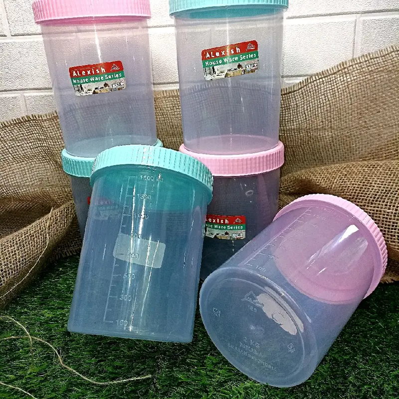 (6pcs)toples MIURA plastik toples kue lebaran toples cemilan ALexish 2kg 0