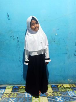 Product Review of set gamis hitam putih /seragam sekolah anak Paud TK MD bahan katun toyobo usia 3-11tahun Katun Polos Hitam Putih from N**i D**i 0
