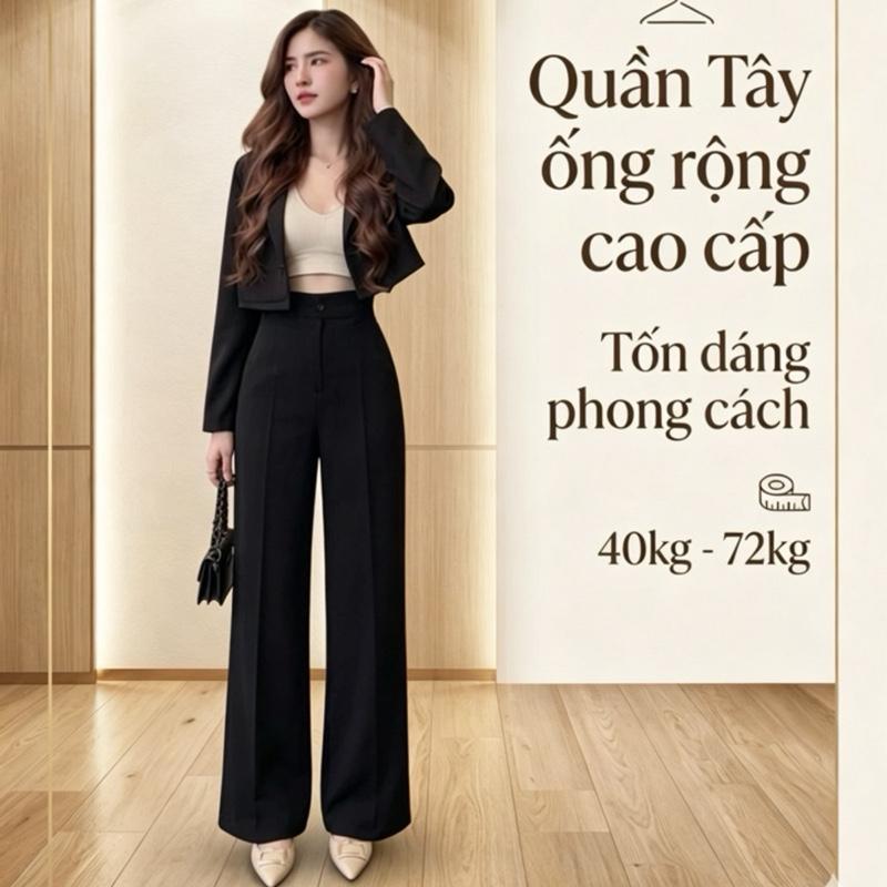 Quần Tây Công sỡ nữ - Quần Tây học sinh ống nhỏ - chất vải TM Women Pants