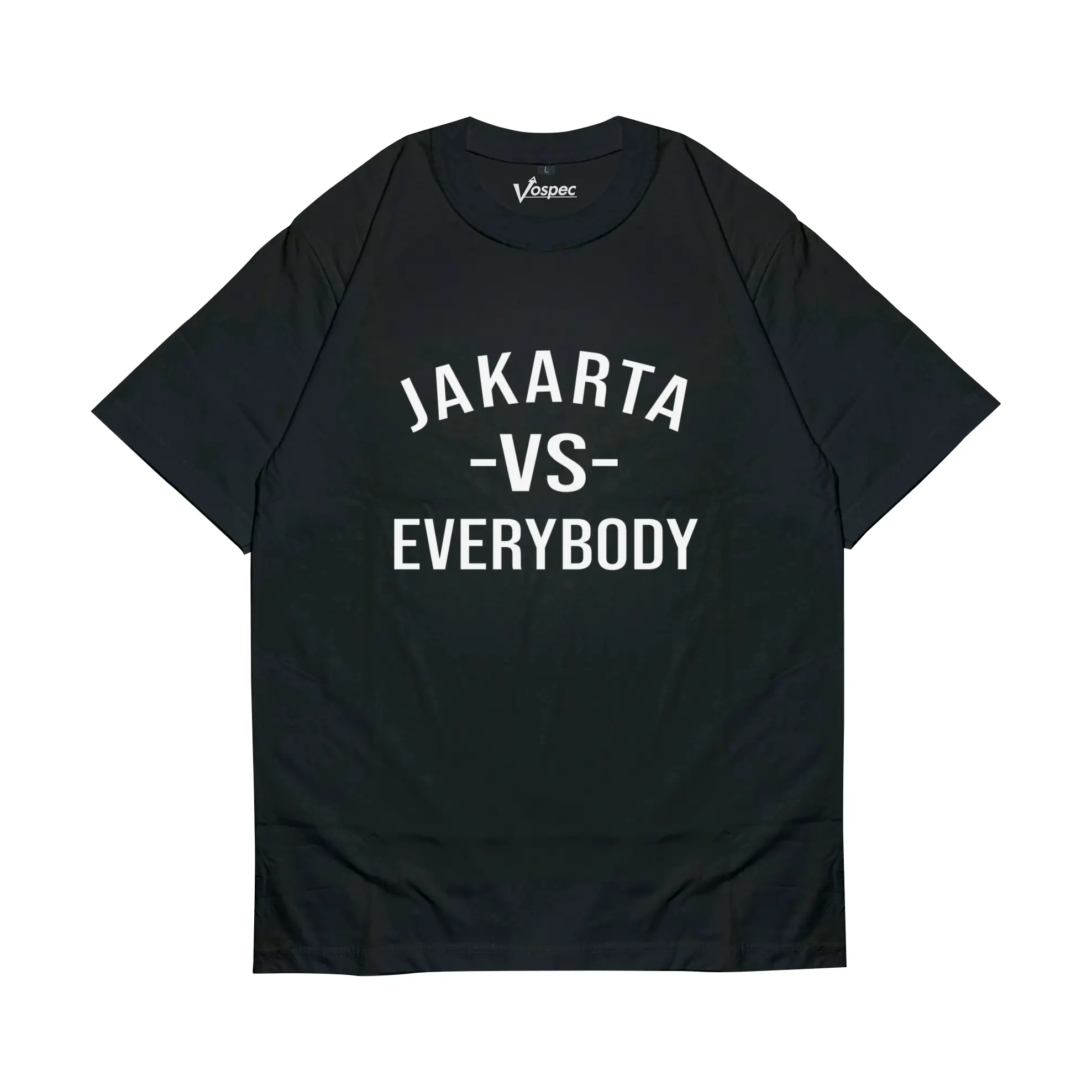 Kaos Jakarta VS Everybody | Kaos Premium Kaos Cotton Combed | T-shirt Vospec