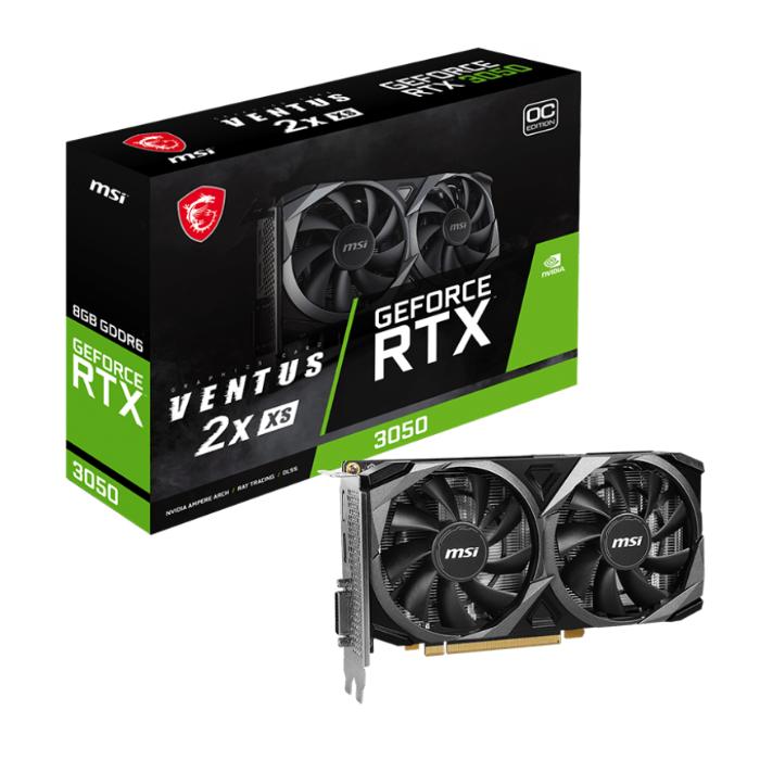 Gambar VGA MSI VENTUS RTX3050 2X XS OC 8GB dari Aringo Computer Samarinda Kota Samarinda Tokopedia