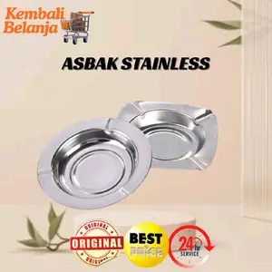 Asbak Stainless Steel/ Asbak Mangkok / Asbak Alumunium/ Stainless Ashtray