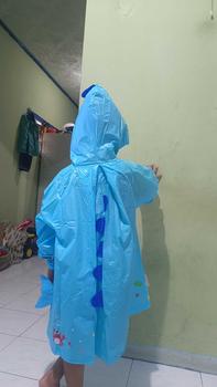 Product Review of A-CROSS JAS HUJAN SETELAN ANAK KUROMI DENGAN RUANG RANSEL DI BELAKANG LUCU DAN IMUT Pvc Biru Pink from A**J 1