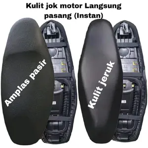 Sarung Jok Motor Kulit Amplas Jeruk Premium Anti Cakar Kucing Langsung Pakai Cocok Semua Jenis Motor Motorcycle