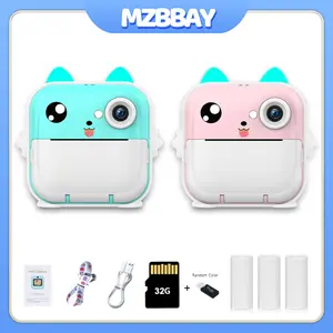Portable Children's Digital Instant Print Camera Children's Camera Lcd Screen HD Smart Camera Toys Selfie Camera Children's Toys