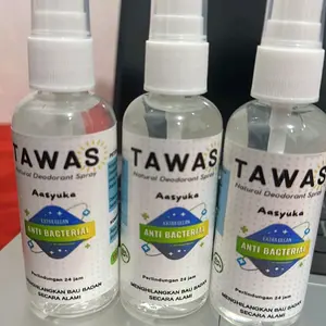 Paket 3 Botol Deo Tawas Assyuka 60ml 3 pcs Ready Stok anti bakteri