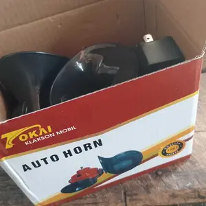 24V 12V Klakson Mobil Siput Super Keras High Grade Car Horn Waterproof klakson kejut seruling tinggi dan rendah nada ganda sirene listrik 24V tahan air modifikasi universal