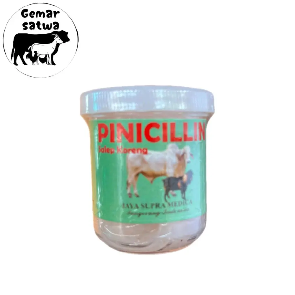 PINICILIN Salep Koreng, Scabies, Kudik, Eksim, Gatal-gatal pada ternak Sapi, Kambing, Domba dan Kerbau obat kutu