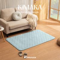 Gambar Dekoruma KIMAKA Karpet Rectangle / Karpet Duduk / Karpet Ruang Tamu 100x150 cm - Biru dari Dekoruma Official Store Kab. Bekasi 1 Tokopedia