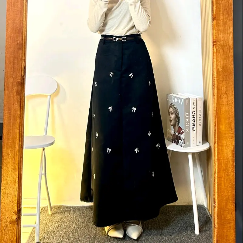 Rok Coquette Rok Pita Rok Panjang Wanita Aline 0