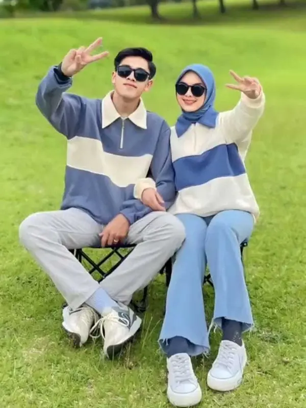 Jaket Rugby Pria & Wanita Kombinasi Original High Quality Distro Jaket Couple (UNISEX) 2