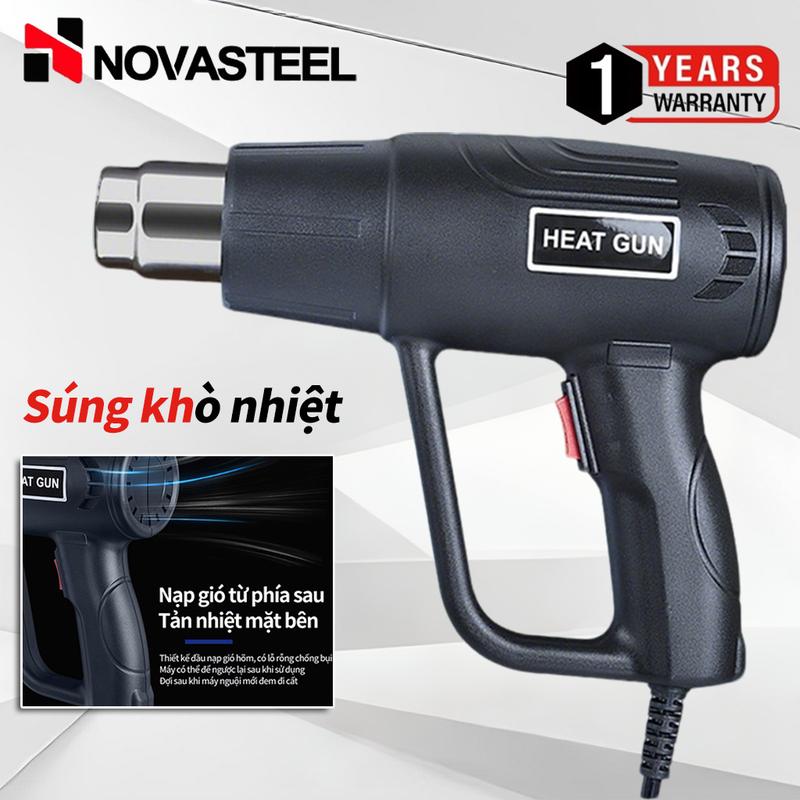 Máy khò nhiệt màng co đóng gói hàng hóa, dán decal 2000W