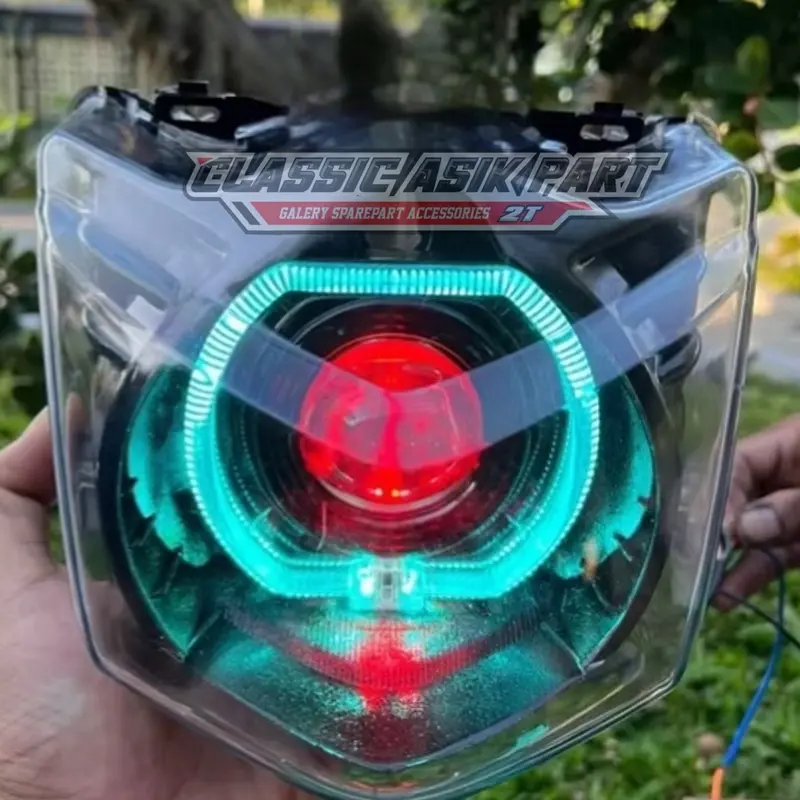 LAMPU DEPAN BILED BEAT LAMA KARBU 3,5 INCH FULLSET 1