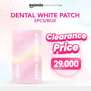 [CLEARANCE SALE] Go Smile Dental White Patch - Untuk Perawatan Gigi dengan Glycerin Menthol dan PVP [BPOM] Mulut