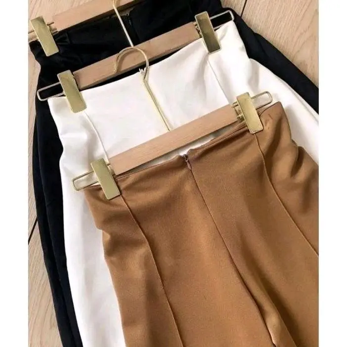 Celana Cutbray Zipper Variasi Cubit // Celana Cutbray Wanita Basic Scuba Premium // Cutbray Zipper Resleting Flare Pant Office Formal 8