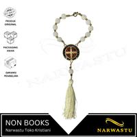 Gambar NARWASTU - Gantungan Mobil Pearl Putih Rumbai-rumbai - VLT035 dari Narwastu Toko Kristiani_NEW Kab. Sleman 1 Tokopedia