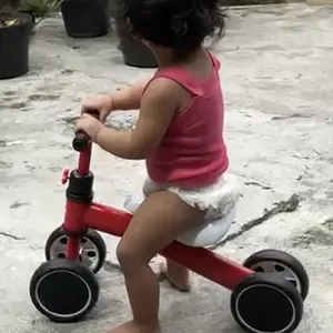 Kids Balance Car Toys for Boys/Girls Mini Bike for Babies and Toddlers with 4 Wheels Kids Scooter