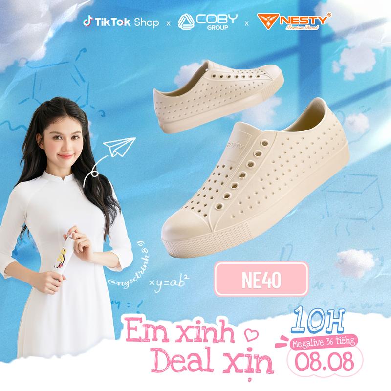 GIÀY SNEAKER ĐÚC NGUYÊN KHỐI EVA NHÃN HIỆU NESTY MÃ NE40