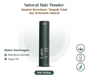 Cave Natural Hair Powder Haircare Perawatan Pria Kering Minyak
