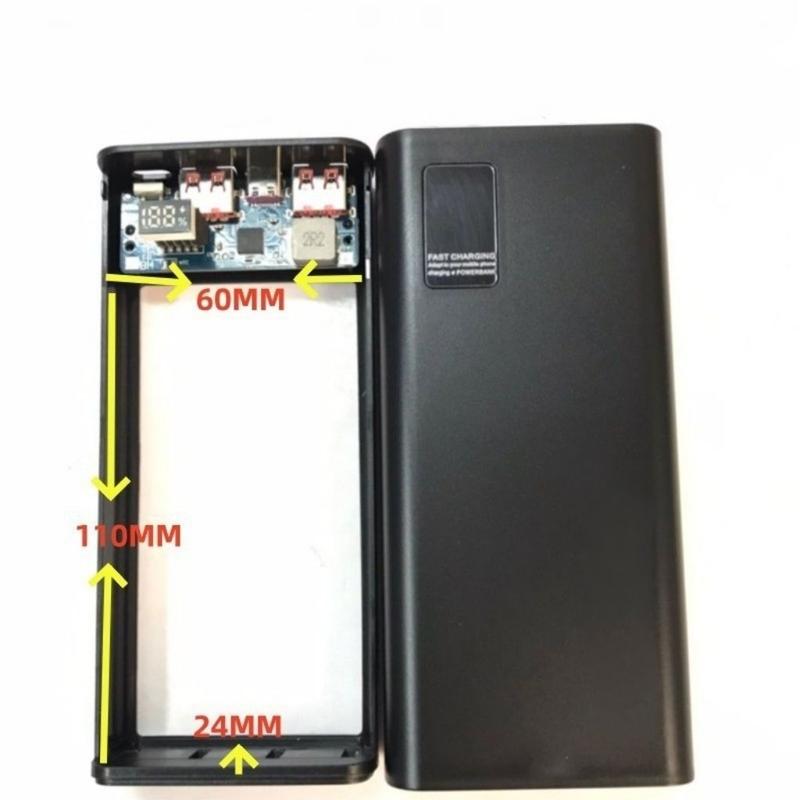 Vỏ Mạch Sạc Dự Phòng Lắp 2 Cell Pin Lipo 1260110 Sạc Nhanh 22.5W 20000mAh