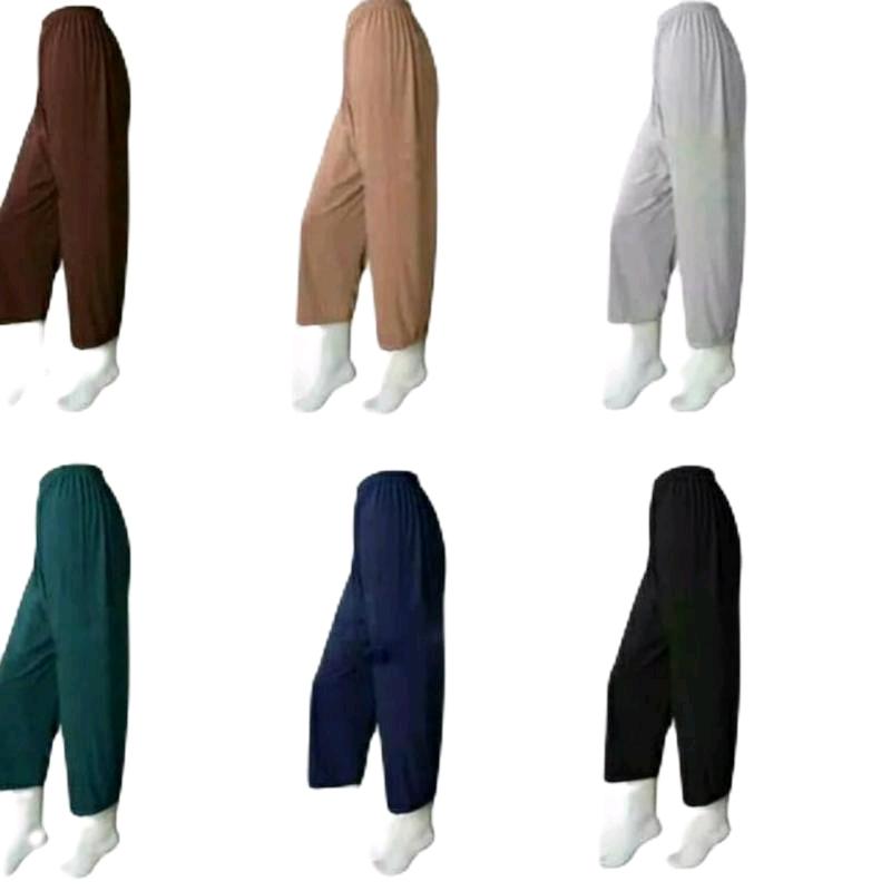 COD celana panjang wanita,isi 5 pcs ,celamis los Dewasa, celana panjang santai wanita, daleman gamis fit wanita Melar Nyaman Kulot Variasi 5