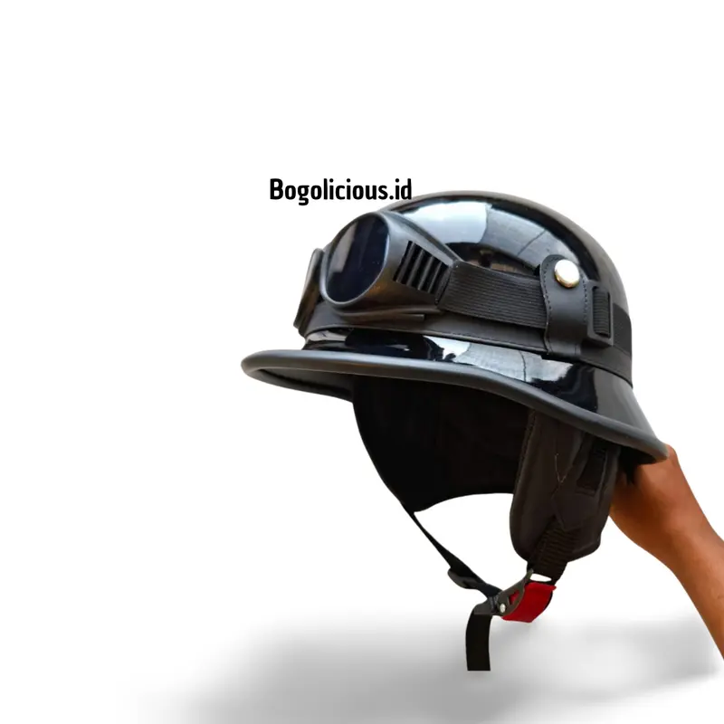 Helm Chips Helm Club Helm Nazi Retro Nazi + Kacamata Motorcycle