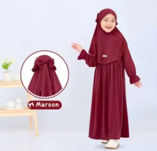SHAHIA KIDS/GAMIS SET ANAK TERBARU 2025 KEKIANIAN BAHAN ADEM COTTON CRINKLE/YARA DRESS/GAMIS SET ANAK PLUS JILBAB/GAMIS ANAK PEREMPUAN 1-10TAHUN LUCU ELEGAN 2025/GAMIS ANAK PEREMPUAN