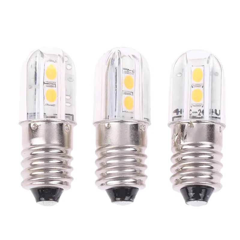 e10 Led bóng đèn 6V 12V 24V bóng đèn nâng cấp 4led đèn thay thế cho bóng đèn…