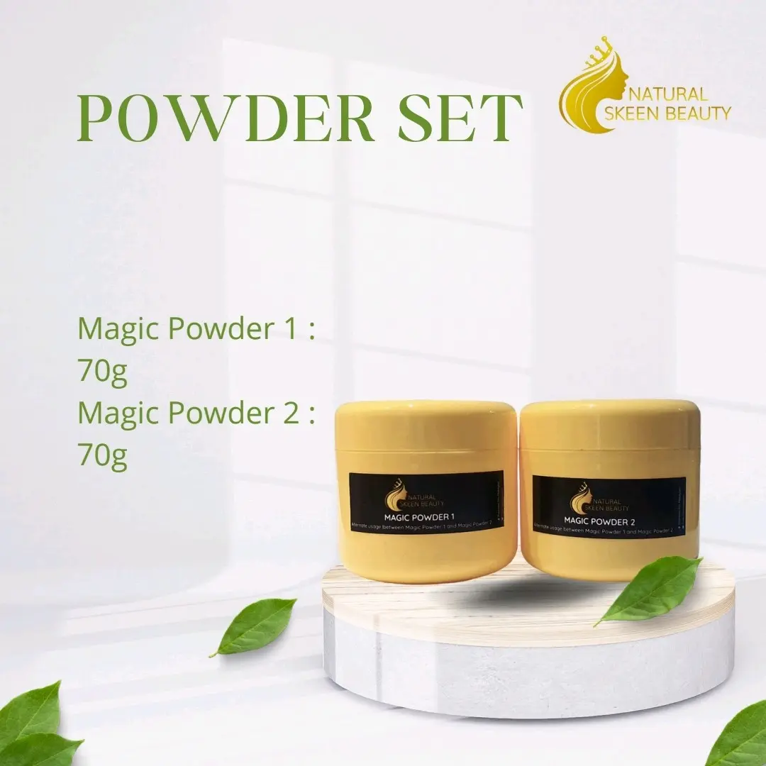 NATURAL SKEEN BEAUTY - MAGIC POWDER - FACE AND BODY MASK