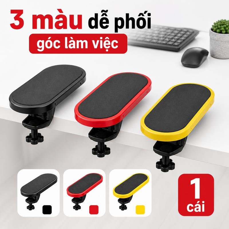 Đệm tựa cẳng tay kẹp mép bàn làm việc