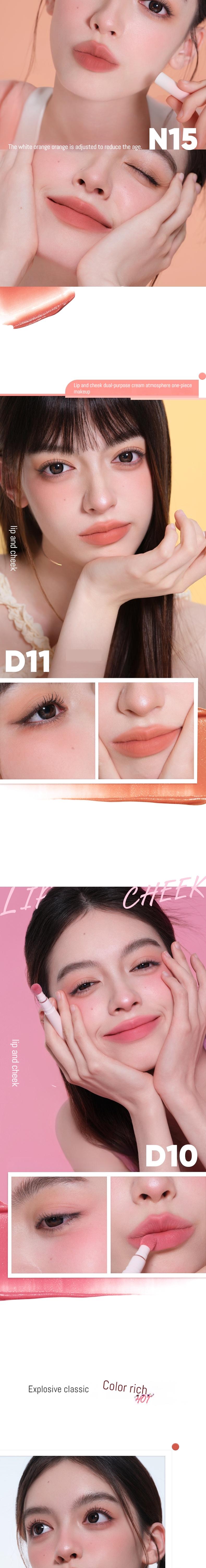 Product Introduction of Judydoll Air Cushion Lip Powder Cream ,Matte Lipstick Lip Stain，Velvet Lip Mud,Waterproof Long Lasting Easy to Wear,New Arrival, Velvet, Long-lasting, Matte, High Pigmentation, Lightweight Air Cushion 2