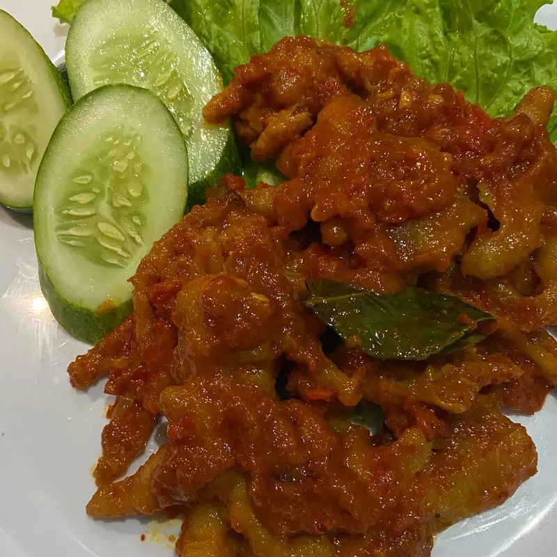 Huha Ceker Gacor Tanpa Tulang / Ceker Mercon Pedas / Ceker Pedas Tanpa Tulang / Lauk Siap Saji / Makanan Siap Saji / Lauk Praktis Chili 4