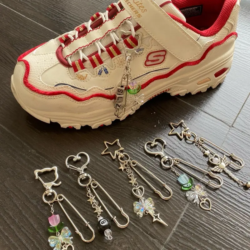 SLAZY Shoe Chain Aksesoris Sepatu | CUSTOM Shoe Chain Gantungan Rantai Sepatu Custom Nama Bentuk 2