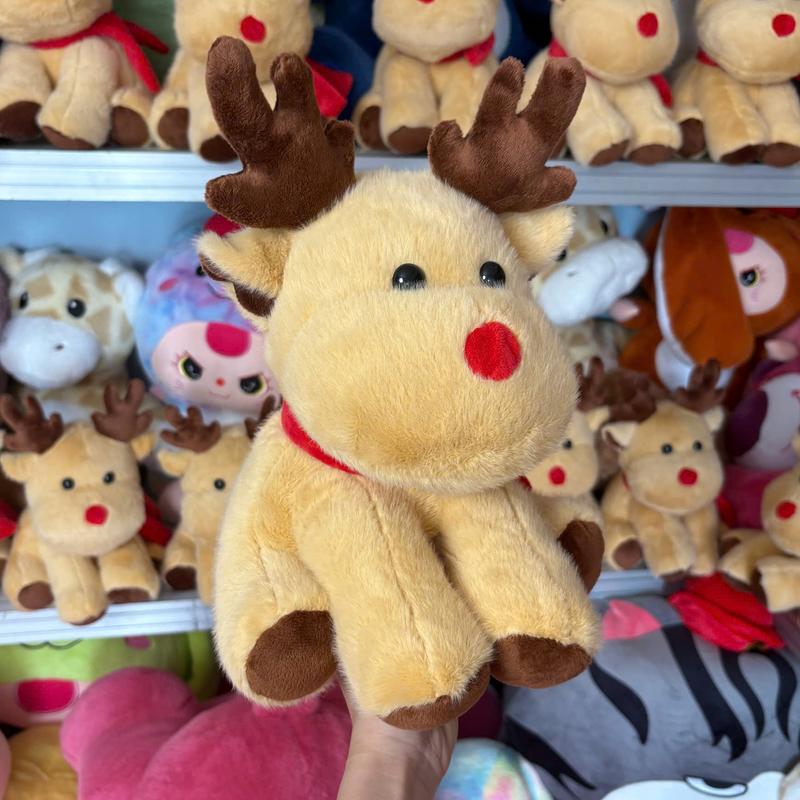   GIÁ MỞ BÁN Gấu tuần lộc,búp bê hươu đồ chơi sang trọng 30cm,phụ kiện noel,món quà ngày lễ 