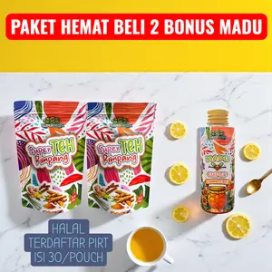 Super Teh Sereh Kunyit Jahe Merah Lengkuas Kayu Manis Lebih Lengkap Lebih Banyak Isi - Premium Super Teh Rimpang JSR halal ala Dr Zaidul Akbar - Rempah Wedang Jamu Khas Tradisional - Kaya Manfaat