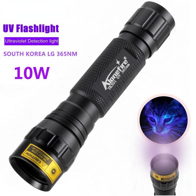 (Portable Lighting) SV004 UV Flashlight High Power Ultra Violet ...