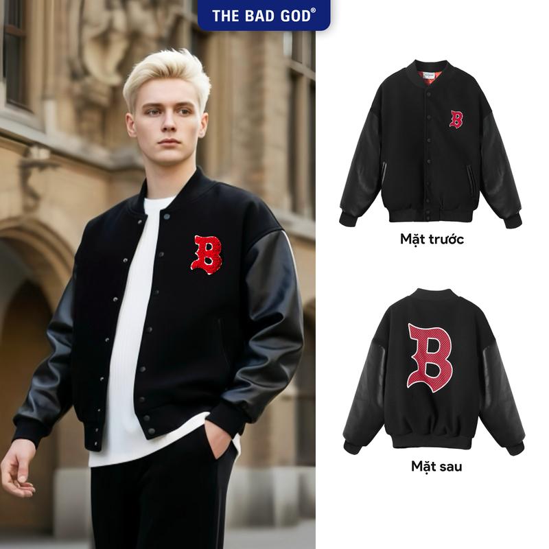 NEW ARRIVALS 2025 Áo Khoác Bomber Varsity Jacket The Bad God Baron