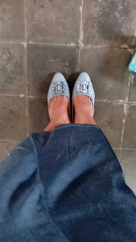 Product Review of HMF Yuiko High Heels Mules Wanita 7 cm AR08 from b**s 2