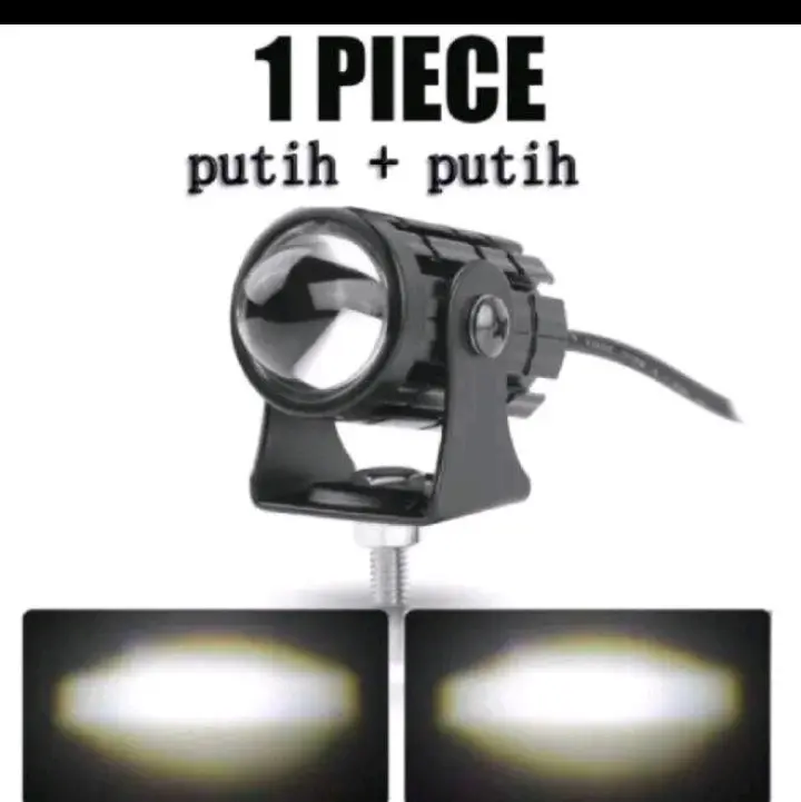 Lampu Tembak Laser Led Mini 2 Warna -  (12 - 24 volt )Lampu Tembak Sorot Foglamp Mini Laser Gun Car 2