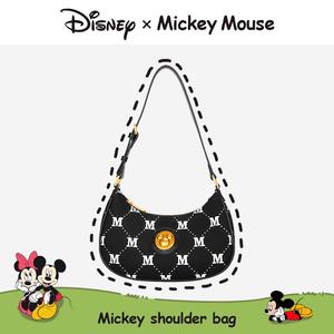 Disney Mickey, Authentik, Gaya Retro, Bunga Lama, Bahu Tunggal dan Silang Badan, Pegang Tangan dan Beg Ketiak, Untuk Wanita, 2024 Ketibaan Baru, [COD]