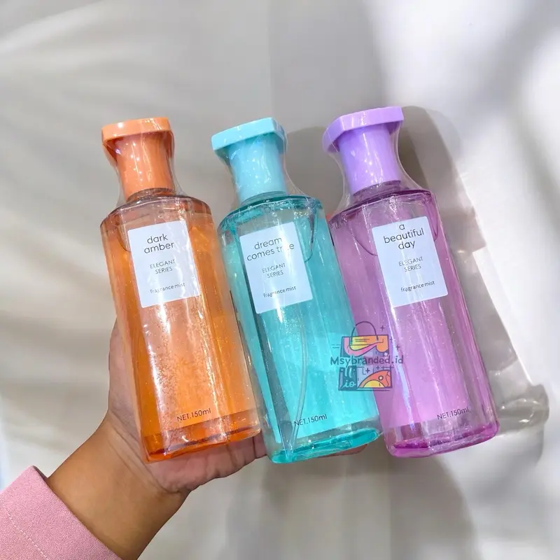 MINISO FRAGRANCE MIST ELEGANT SERIES 100ml | PARFUM WANITA | PARFUM TAHAN LAMA | VINTAGE ROSE | DREAM COMES TRUE | DARK AMBER | A BEAUTIFUL DAY 1