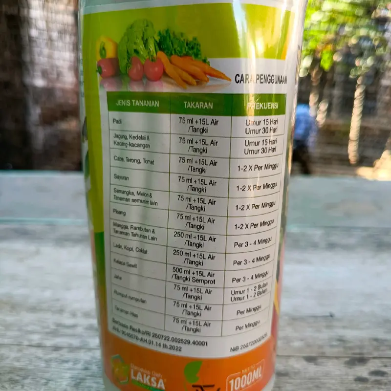 Pupuk Ponskah Grow 1L Pupuk cair  Tanaman organik Phonska 2