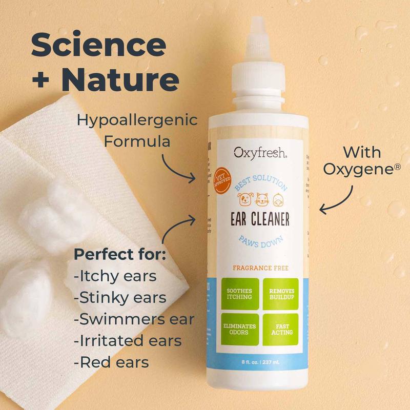 Oxyfresh Pet Ear Cleaner 100ml - Pembersih Telinga Hewan 8