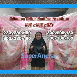 KELAMBU KURUNG MODEL KOTAK BAHAN HALUS FAVORIT KUALITAS GREAT A