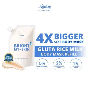 [JUMBO SIZE] Gluta Rice Milk Body Mask Upsize 400ml