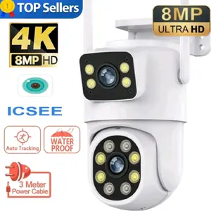 IP Camera CCTV ICSEE Dual Lensa Outdoor Waterproof Wifi