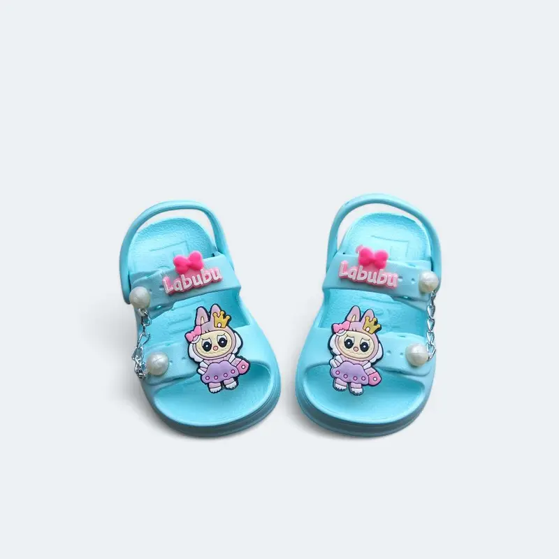 Sandal Bayi Anak Perempuan 1-3 Tahun Motif Ranta Ban2 Labubu Tali Belakang Ringan Nyaman Di Kaki Anak 7