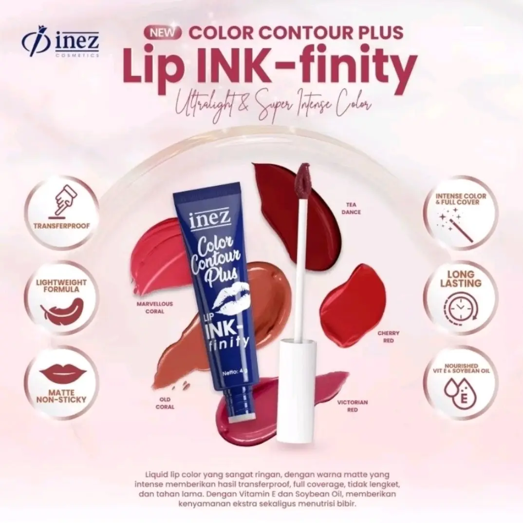 Inez Color Contour Plus Lip Ink Finity