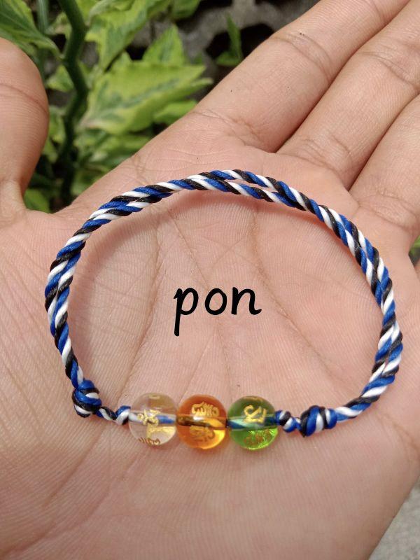 gelang tridatu blue weton pasaran jawa / gelang tridatu wage pon kliwon legi pahing